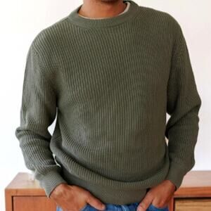 Alex Crane Bay Sweater Pine Size XL